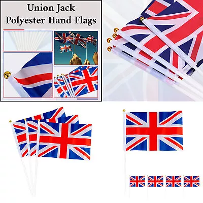 King Charles Coronation Flag Souvenir Union Jack 5ft X 3ft / Hand Waving FLAG UK • £1.79