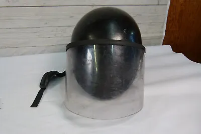 Premier Crown Corp. C-3 Riot Helmet Size L With Neck Guard & Face Shield (#1) • $74.99