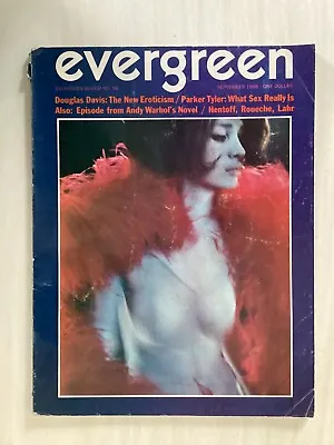 EVERGREEN REVIEW #58 - September 1968 - ANDY WARHOL PACKARD 626 CONVERTIBLE Etc • $4.98