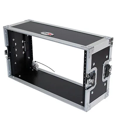 ProX X-6U7D 6U Deluxe Effects Rack 7” Deep Rail To Rail W/Handles • £147.23