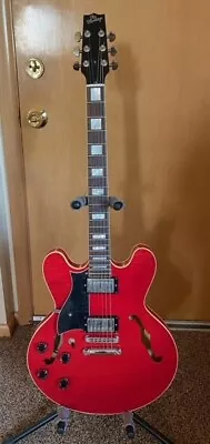 2010   The Heritage  Custom Left-handed H-535 Electric Guitar Trans-cherry Made • $2300