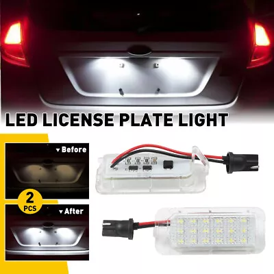 2PCS Full LED Rear Bumper License Plate Light Tag Lamp For 2013-2019 Ford Escape • $11.77