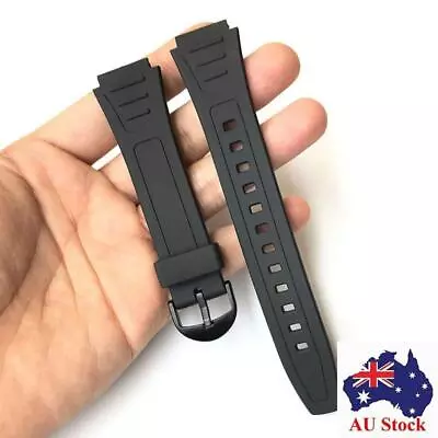 Pin Buckle Silicone Watch WristBand For Casio G Shock W-800H W-217 AQ-S800W • $12.57