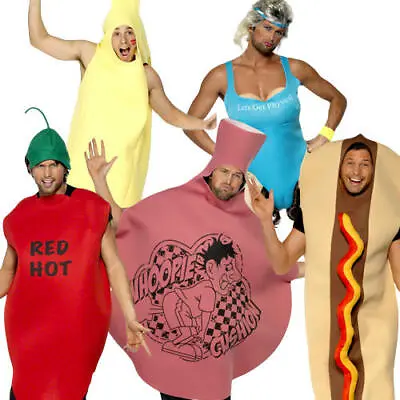 Novelty Mens Fancy Dress Stag Party Funny Carnival Adults Costumes Outfit New • £13.99