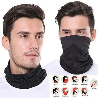 Snood Scarf Neck Gaiter Bandana Face Cover Scarf Neck Warmer Snood • £2.98