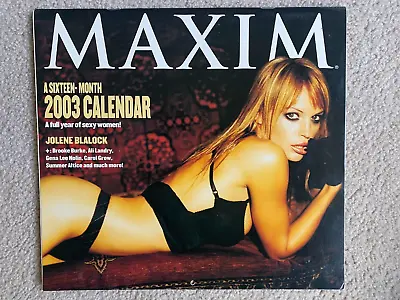 Maxim Calendar 2003 Star Trek's Jolene Blalock + Baywatch's Gena Lee Nolin • $24.99