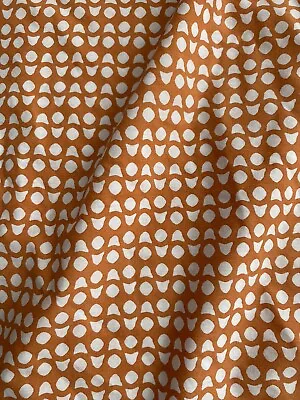 M&S Duvet Cover Set. Burnt Orange. Retro Style.76”w-78”L Pristine • £19.99