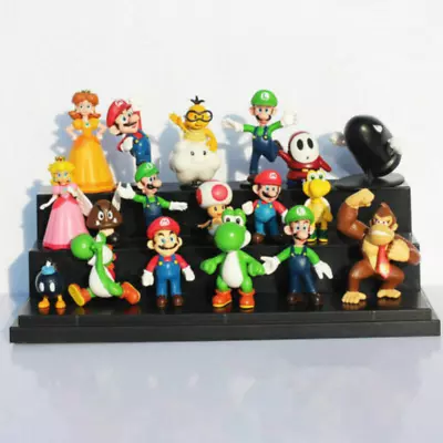 18Pcs Super Mario Mini Figure Toys Doll Action Figures Gift Collection Gift  • £5.38