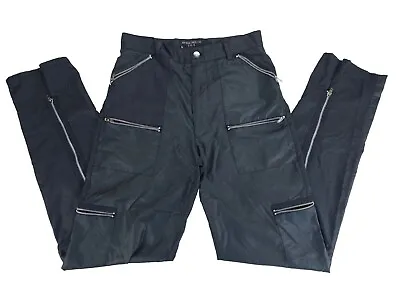 Bugle Boy Vtg 90s Y2K Parachute Rave Festival Black Tapered Pants Men 30 (28x34) • $89.96