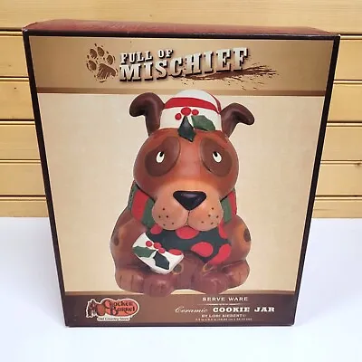 Cookie Jar Cracker Barrel 380112 Full Of Mischief Ceramic Lori Siebert 10 In • $30