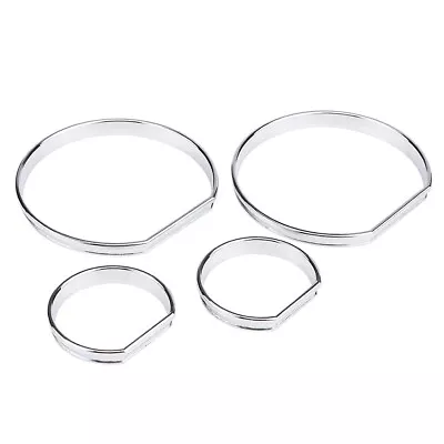 4pcs Car Front Dashboard Speedometer Gauge Frame Dial Rings Trim For E46 • $15.15