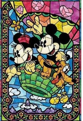 $12.55 • Buy 30x40cm.5D DIAMOND PAINTING KIT.MICKEY & MINNIE In BALLOON  Full Round Drill 