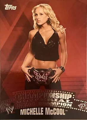 2010 Topps WWE Championship Material#C37 Michelle McCool   • $3