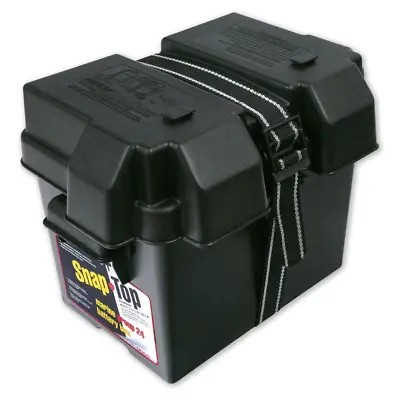 Battery Box Storage Group 24 Snap-Top Car Marine RV Boat Camper-Free & Fast Ship • $13.39