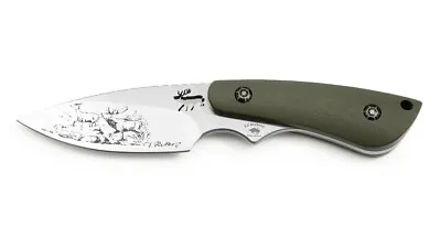 $250 • Buy PUMA IP Red Deer, G10 Green, Hunting Knife 830714 Handmade