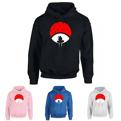 Itachi Uchiha Naruto Uzumaki Anime Manga Christmas Gift Kids Adult Unisex Hoodie • £18.99