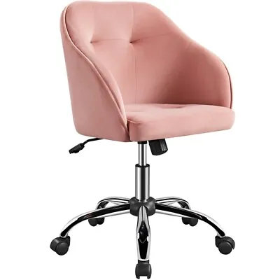 Makeup Vanity Home Desk Chair Height Adjustable Modern Swivel Office Armchair • £55.99