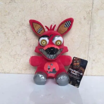18CM FNAF Five Nights At Freddy's 7  Plush NIGHTMARE Red Foxy Toy Kids Gift • $9.81