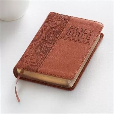 Mini Pocket Bible-KJV (Leather / Fine Binding) • $16.12