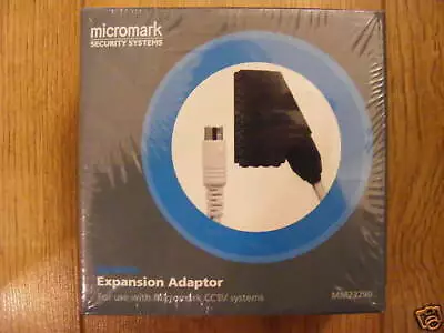 Micromark MM23290 CCTV Camera 6 Pin Mini-din Scart Expansion Adaptor For MM23190 • £8.99