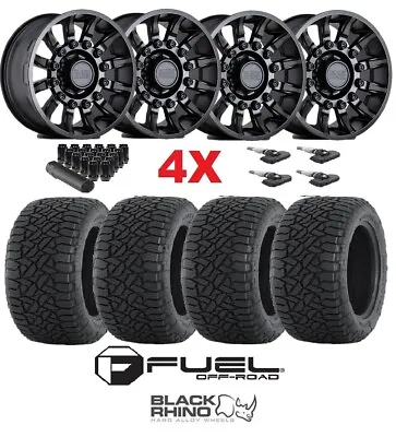 18 Black Rhino Wheels Rims Tires 33 12.50 18 Mud Fuel Gripper Mt Mud Off Road • $2195
