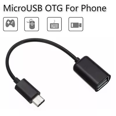 Data Cord Fast Transfer Cable OTG Adapter Male To Female Micro USB To USB 2.0 • $11.79