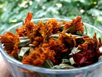 Dried Marigold Flowers Calendula  Organic  Herbal Tea Natural 70 Gr ~ 2 Oz  Tea  • $5.95