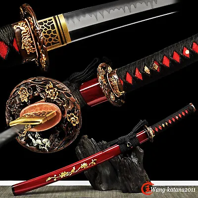 Shiage-tōgi Wakizashi Clay Tempered T10 Steel Real Hamon Japanese Samurai Sword • $250