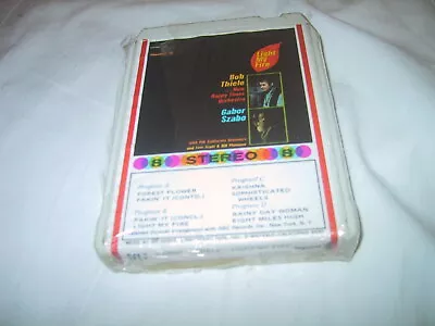 SEALED 8-Track BOB THIELE Light My Fire Jazz Impulse / GRT Jazz Plummer Sitar • $18.98