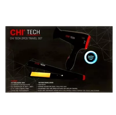 New CHI Tech 2-Piece Travel Set Blow Dryer & Straightener • $70