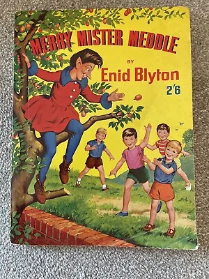 MERRY MISTER MEDDLE BY ENID BLYTON ANNUAL PAPERBACK VINTAGE Very Rare • £5