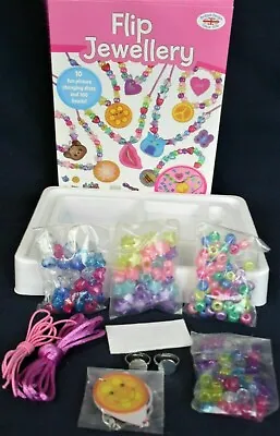 Kids Make Your Own FUN JEWELLERY Bracelets Necklace Rings KIT Creative GIFT 5+ • £7.49