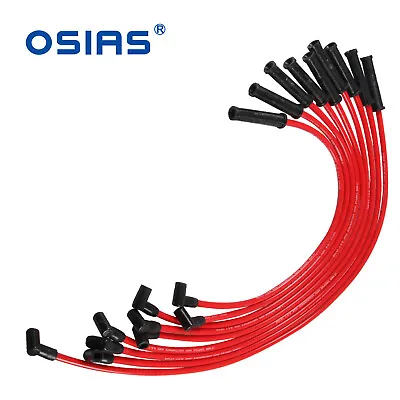 HEI Spark Plug Wires Set 90 To Straight For Chevy BBC SBC 350 383 400 454 V8 • $28.90