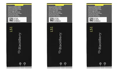 * LOT Of 3 * OEM BlackBerry LS1 Battery For Z10 1800mAh Original ACC-51546-301 • $11.99