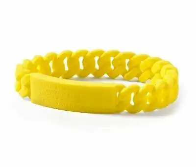 Marc By Marc Jacobs Yellow Standard Supply Braided Silicone Rubber Bracelet • $12