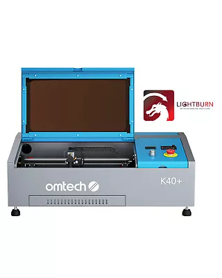 OMTech K40 Pro 8 X12  Desktop 40W CO2 Laser Engraver W/ LightBurn License Key • $659.99