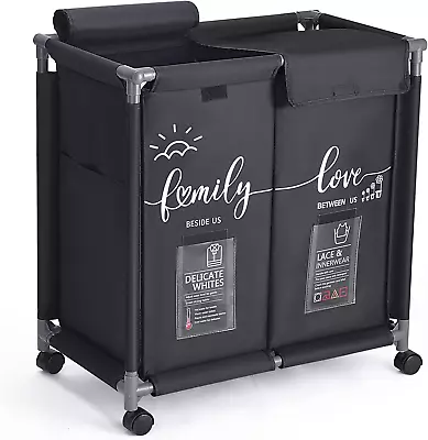 Xcellent Global Laundry Basket Collapsible Dirty Clothes Organizers Bag Sorter W • $64.97