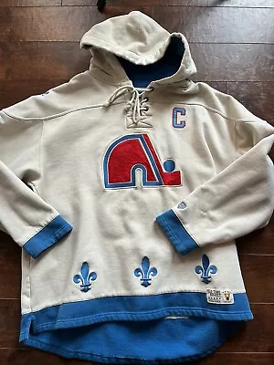 Vintage Old Time Hockey Quebec Nordiques Sweatshirt Jersey Mens Size XXL FLAWED • $29.99