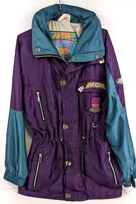 Vintage RIP Curl Snow Ski The Search Jacket Rare Great Cond Surfing Retro Size S • $119.95