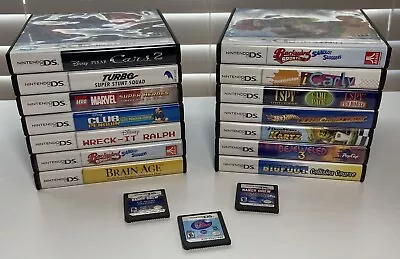 Lot Of 17 Nintendo DS Games Many CIB - LEGO Disney Shrek Hot Wheels Etc. TESTED • $10.50