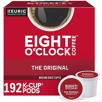 Eight O Clock The Original  K-Cup Pods Medium Roast Coffee 192 Count • $84.99