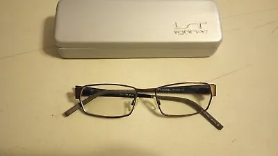 LIGHTEC 6866L GG031 MOREL FRANCE FRAMES EYEGLASSES 53-17-145 With Case Nice • $42.74