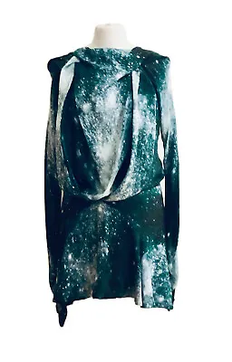 Beautiful Peter Pilotto Milky Way Print Silk Mini Dress /Tunic M • $161.86