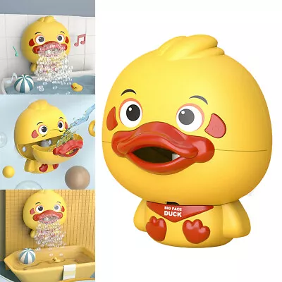 £8.79 • Buy Kids Bubble Machine Maker Blower Bath Toy Electronic Bubble Duck Pool Bathtub
