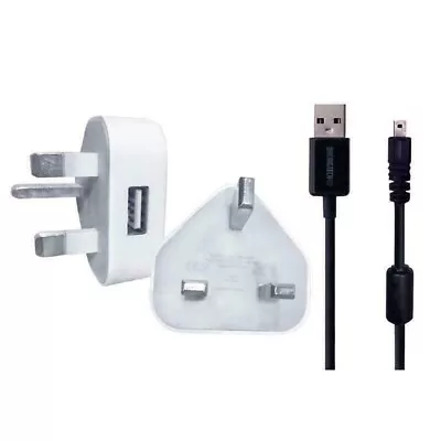 Panasonic Lumix Dc-tz90 Camera Replacement Usb Wall Charger & Usb Lead • £8.99