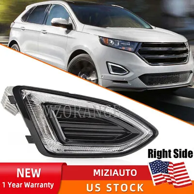 Front Bumper Fog Lights LED Lamps Right Passenger Side For 2015-2018 Ford Edge • $78.81