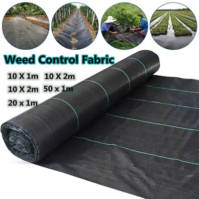 Heavy Duty Weed Control Fabric Membrane Ground Cover Garden Landscape 8m X 1.5m • £0.99