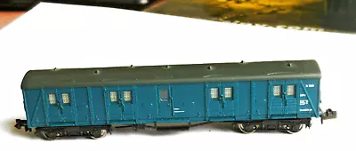 Graham Farish By Bachmann N Gauge 374-632 Bogie B Luggage Van BR Blue • £31