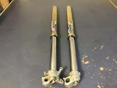 2005 05 Honda CRF450R CRF 450 R  Front Forks Suspension  04 05 06 07 08 OEM • $350