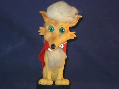 £116.45 • Buy 6 1/2 1970 ANIMALS BY LEPRECHAUN LTD. WILEY FOX W/WHITE HAIR & RED CAPE U344a